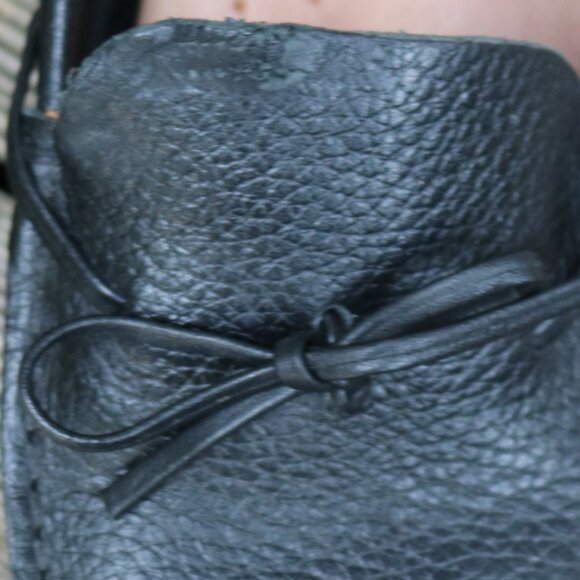 Marc Joseph New York Black Tumbled Leather Classic Driving Mocs Loafers Sz 10 - Picture 11 of 11